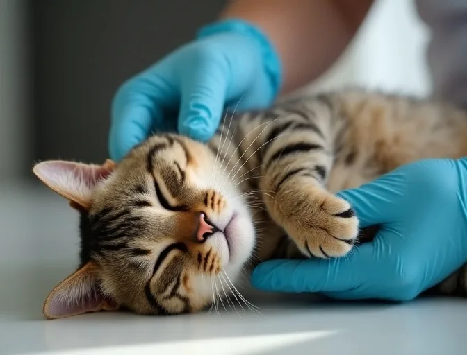 Specialist carefully handling a deceased cat with dignity in Narre Warren South